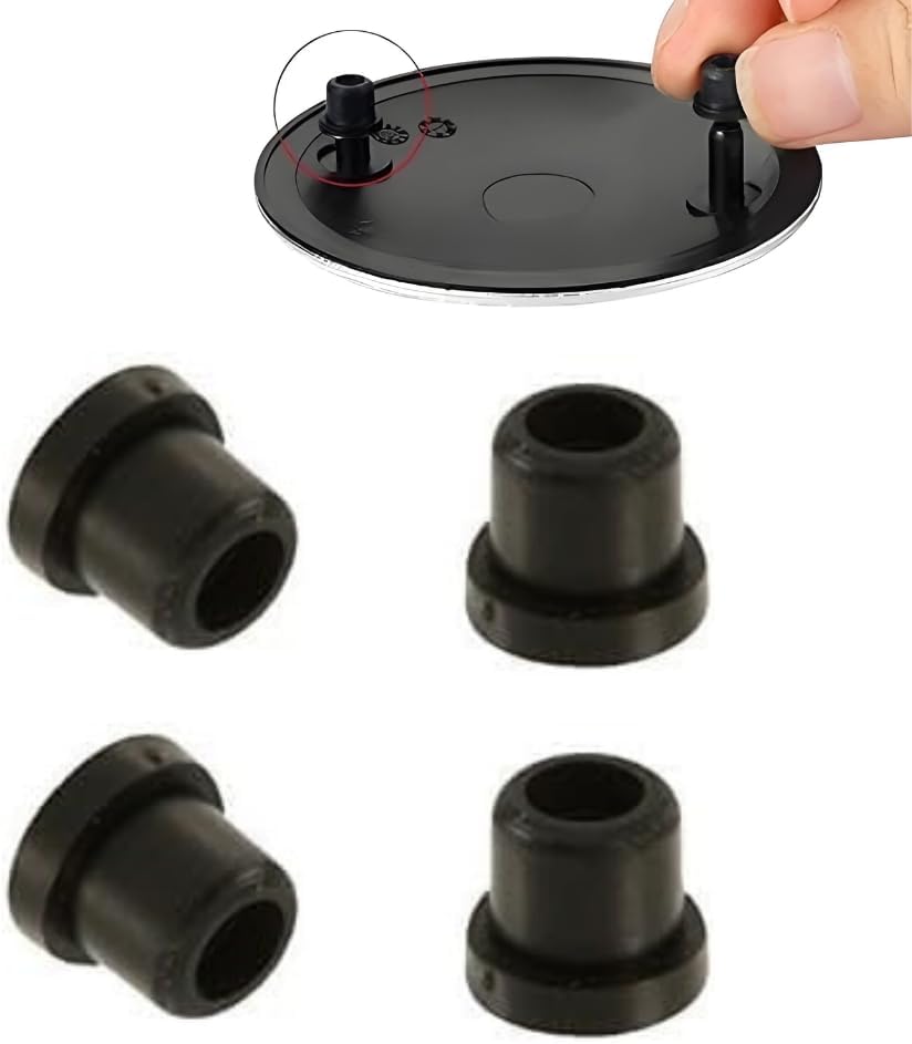 Emblem Grommets for Hood & Trunk Badges, 4-Pack | Durable Fastener Kit, Compatible with 3/5/X Series, X Models & SUV, Replacement Clips