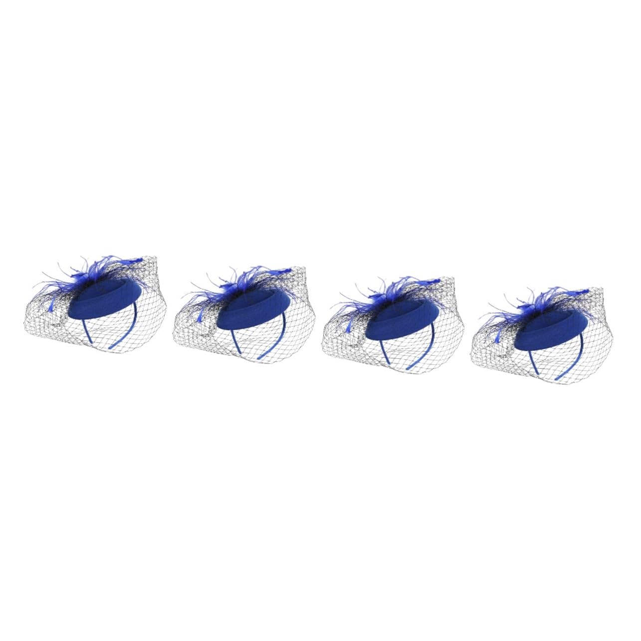 VALICLUD 2 Piezas De Diadema De Malla Sombrero De Camuflaje Sombrero Fascinador Sombreros De Fiesta De Té Accesorios Para Mujeres Bandas De Sombrero Para Mujeres Diadema De Boda