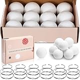 Huquary 12 Pcs Volleyball Bath Bombs Gifts for Women with Charm Bracelets Volleyball Player Coach Gifts Accessories for Party Favors Bubble Spa Relaxing