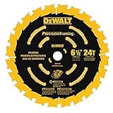 DEWALT DW9199 6-1/2-Inch 24T Precision Framing Saw Blade