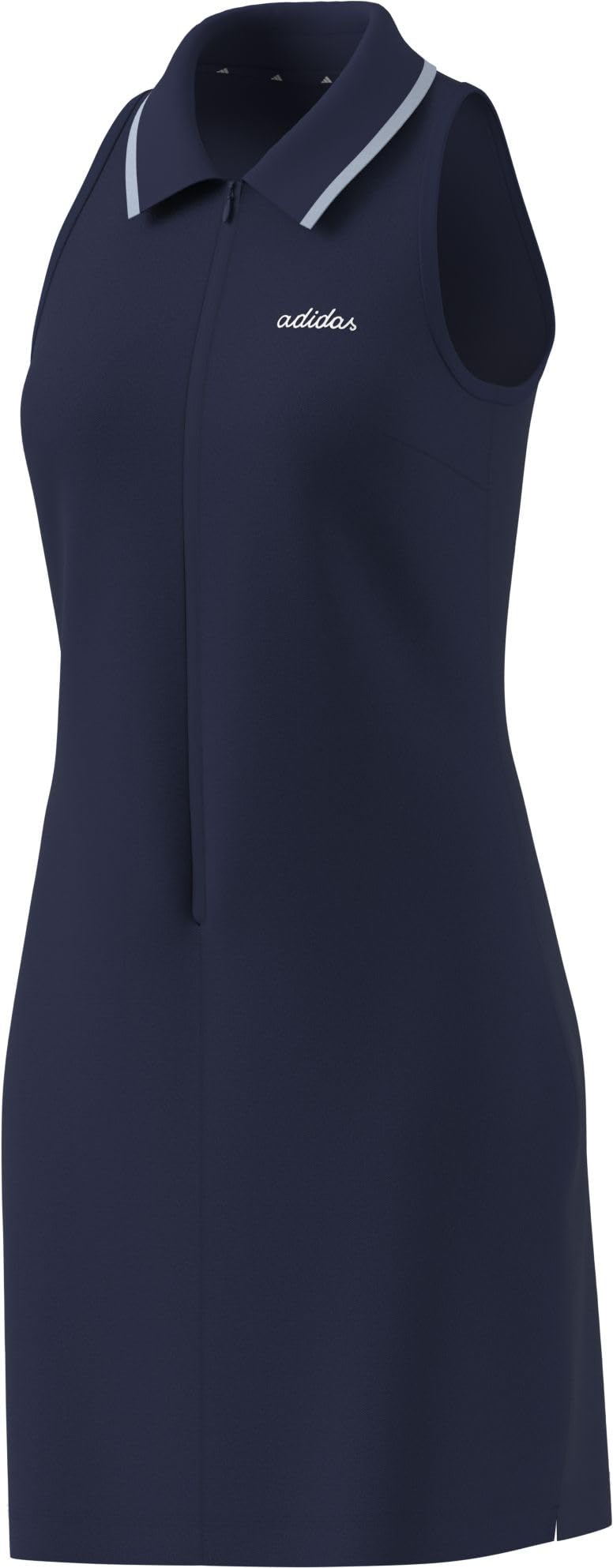 adidas dames Seasonal Essentials Colorpop Dress with Embroidered Graphic, dark blue/white, XXL