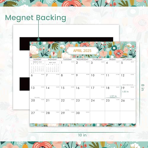 2025 Magnetic Calendar - 2025 Calendar from Jan.2025 - Dec.2025, Magnetic Calendar for Fridge, 8" × 10", Tear-off Pad, Perfect Magnetic Calendar for Refrigerator - Thumbnail 5
