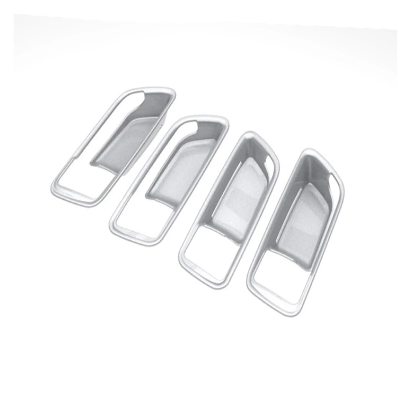 HIVZIVCCIK Interior Door Handle for CHR for C-HR 2024 2025 ABS Carbon Fiber Inner Door Bowl Panel Inside Handle Protector Cover Interior Interior Grab Handle(Silver)