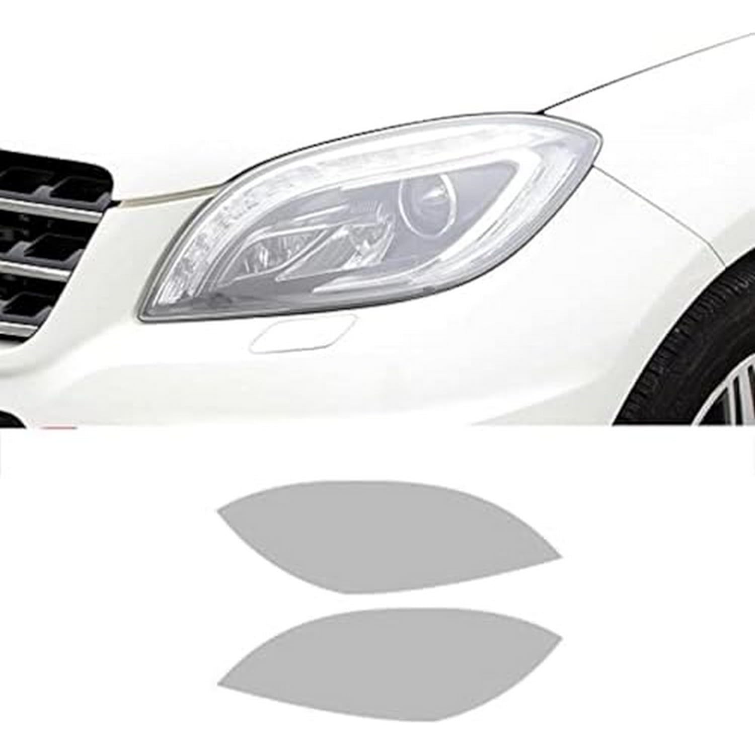Film phare Benz ML320 anti-jaunissement protection TPU pour optiques