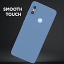 Pikkme Back Cover for Redmi Note 5 Pro | Camera Protection Shockproof Soft Matte Silicone Back Case (Aqua Blue) gallery image