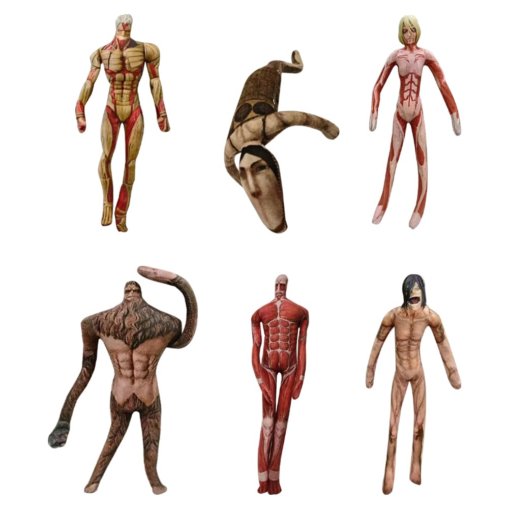 Jilijia Eren Jaeger Plush Pillow Anime Funny Twistable Action Figure 28CM