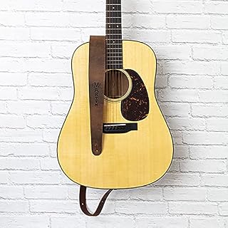 C.F. Martin 18A0065 Sangle en cuir pour guitare Marron 5,3 cm - Les Beatles, Paul McCartney, John Lennon, RIngo Starr, George Harrison C.F. Martin 18A0065 Sangle en cuir pour guitare Marron 5,3 cm – Image 4