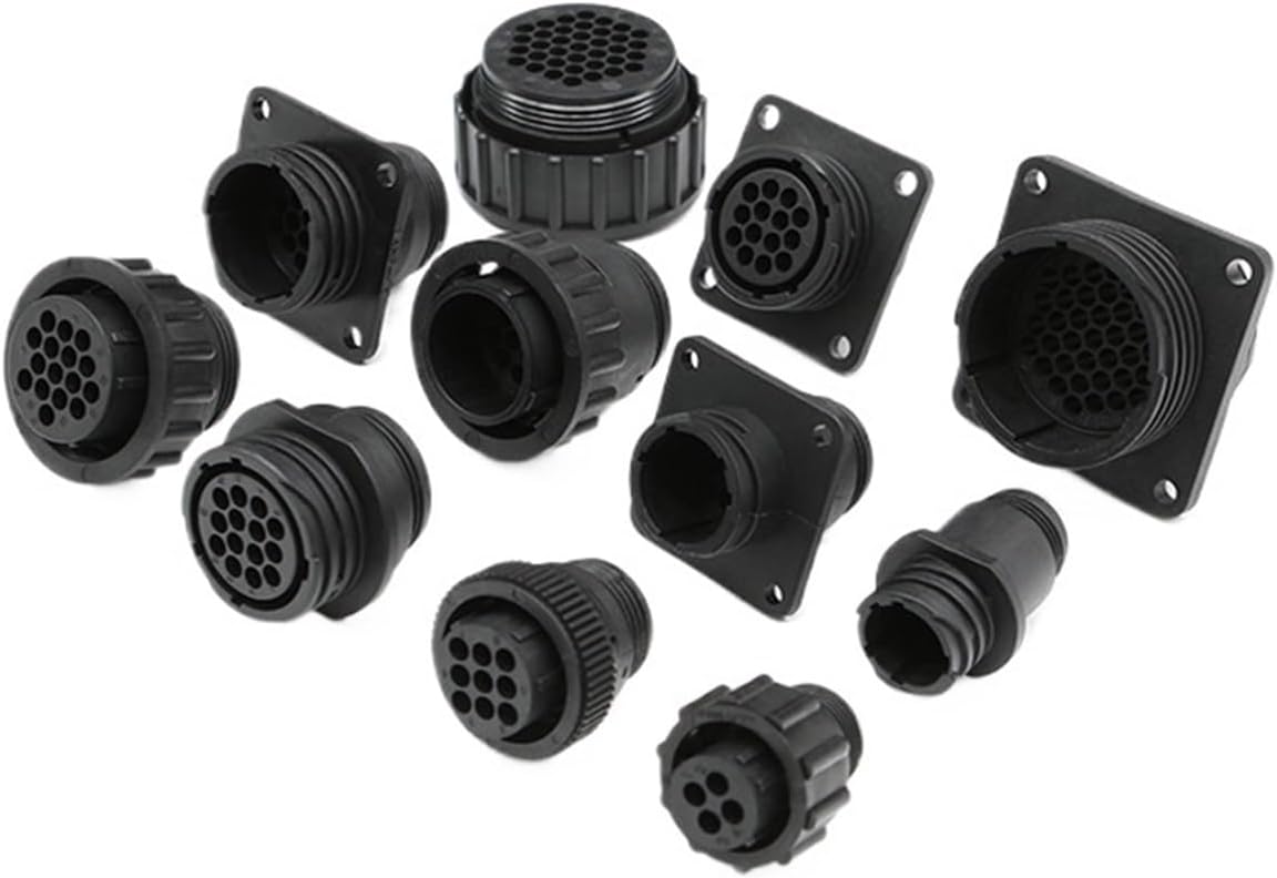 182916-1 Compatible With Automotive Connector 16-pin Flange Male Wire Harness Connector(MALE_10SET)