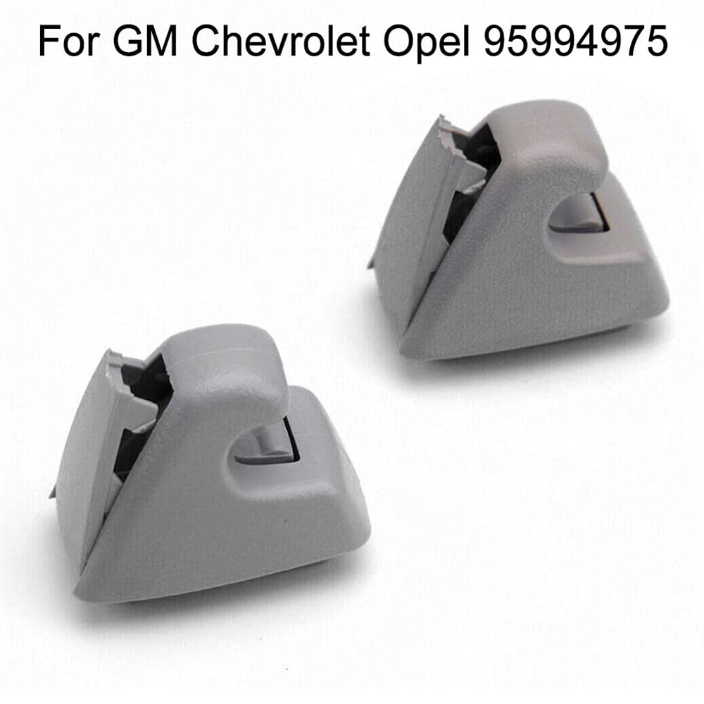 2szt. Klips do osłony przeciwsłonecznej dla GM Chevrolet Opel 95994975 Cruze Sonic Spark, zaczep do osłony przeciwsłonecznej, wspornik do mocowania w samochodzie, akcesoria do wnętrza