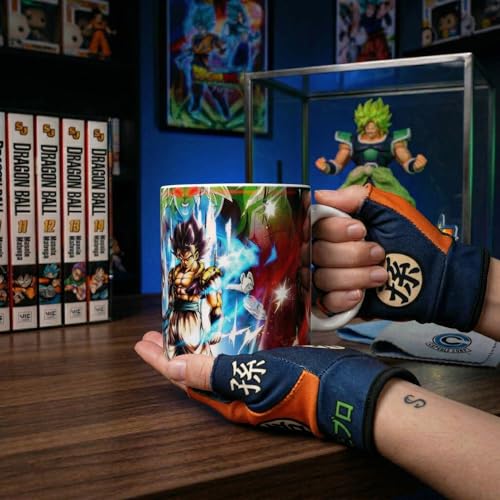 Image of Dragon Ball Anime Ceramic Coffee Mug, Vibrant Character Print, Fan Gift