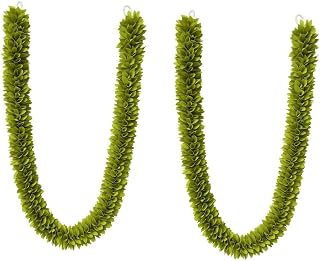 Decaarday Artificial Flower Garland Pack of 2 – 38 Inch Decorative Cloth & Plastic Garlands for Home, Wall, Festival, Pooj... Price In India