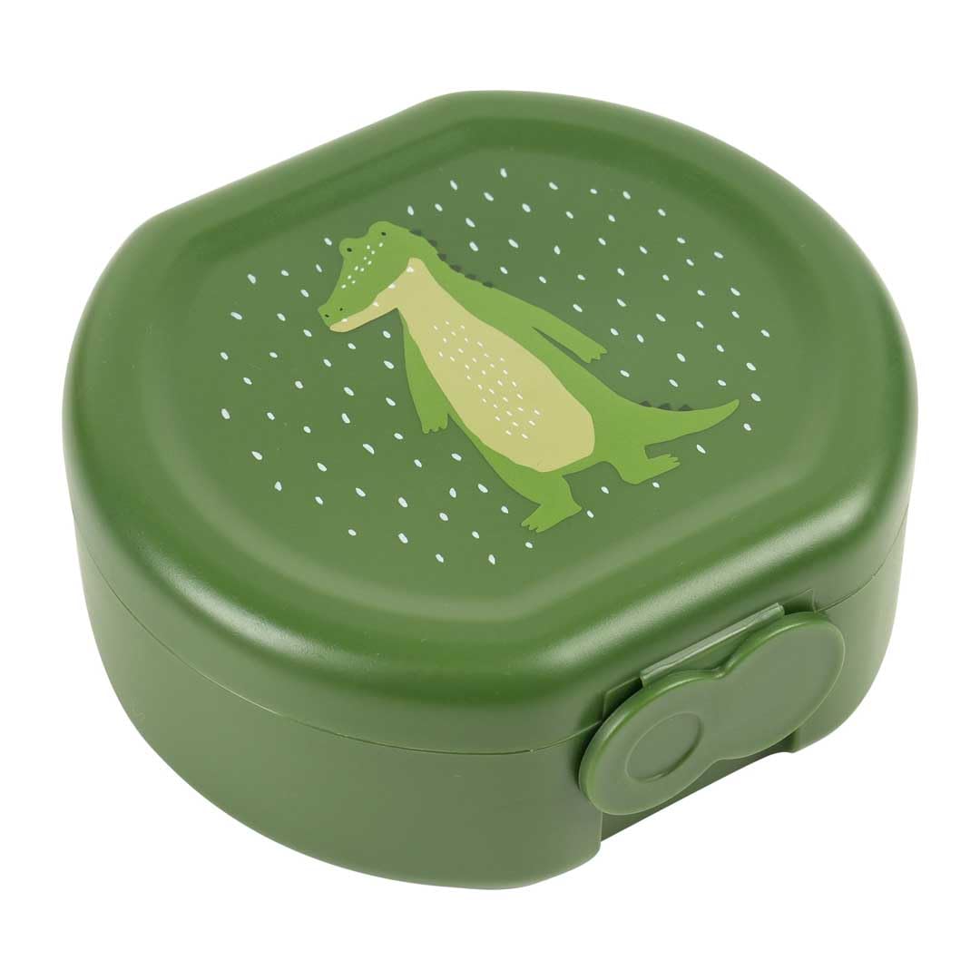 Trixie Lot de 2 boîtes à goûter avec clip - Mr. Alligator