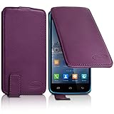 KARYLAX Seluxion - Housse Etui Clapet Couleur Violet Universel L pour Infinix Alpha 8