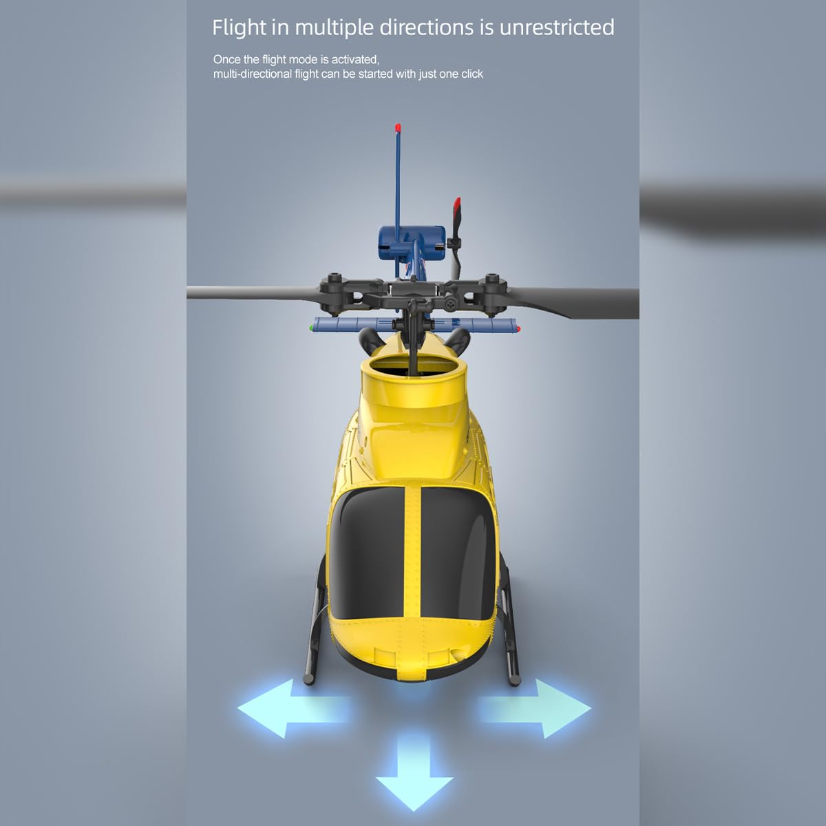 Amazon.co.jp: A60 1/42スケール BELL206 90-Class ミニヘリコプター