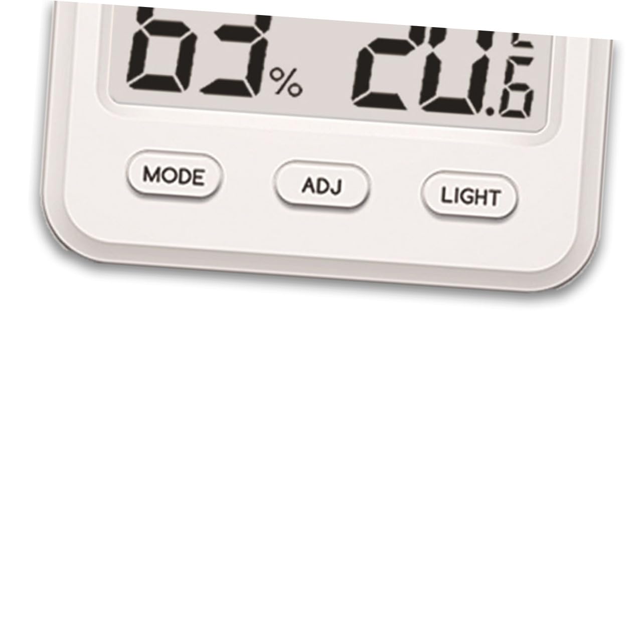 Sosoport 2 Stücke Indoor Mini Temperatur Monitor Und Hygrometer Digital Hygrometer Innen Mit Uhr Für Home Office Baby