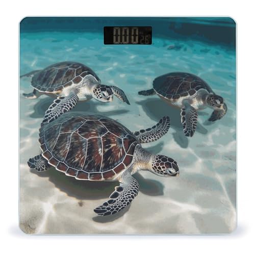 Báscula Digital de Baño con Pantalla LCD y Vidrio Templado