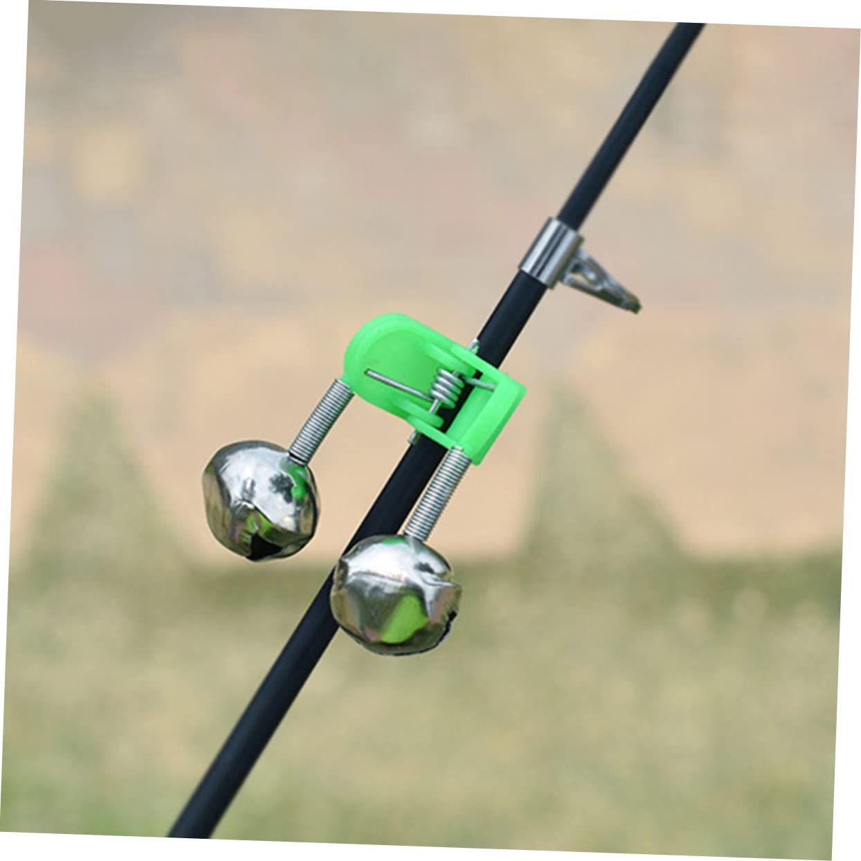 POPETPOP 30Pcs Fishing Dual Alert Bells Easy to Install Fishing Rod Alarm Bells Durable Material for Beginners Reliable Bite Indicators for Outdoor Fishing