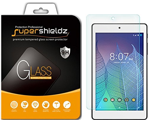 Supershieldz (2 Pack) Designed for Alcatel Onetouch Pop 7 LTE Tablet (T-Mobile) Screen Protector (Tempered Glass) Anti Scratch, Bubble Free