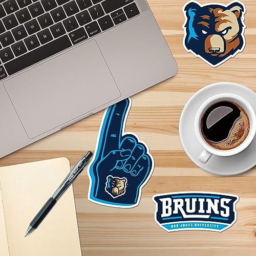Image of Bob Jones University 7ct Vinyl Large Deluxe Stickers Variety Pack - Laptop, Water Bottle, Scrapbooking, Tablet, Skateboard, Indoor /Outdoor - Set of 7
