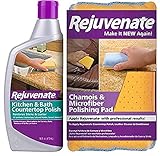 Rejuvenate Kitchen & Bathroom Countertop Polish – Brings Back Shine and Luster in One Easy...