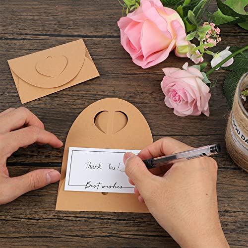 30 Pezzi Sacchetti Carta Piccoli, 7,5 x 10,5cm