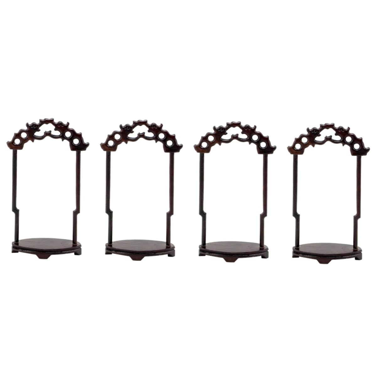 4 pezzi Porta collane Choker Collane per supporto di articoli di giada per esposizione Porta braccialetti Espositore di articoli di giada Espositore da tavolo per gioielli Espositore per braccial