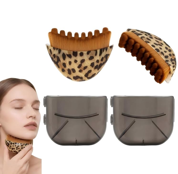 Lymphatic Contour Face Brush 2-Pack.Having a Jawline and Confidence
