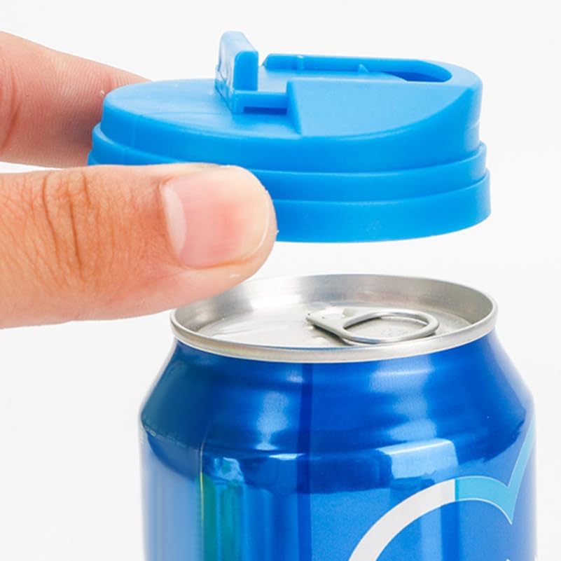 Miniatura 4 de 5 tapas reutilizables para latas de bebidas, tapas para botellas de cerveza y refrescos, para refrescos y protección contra salpicaduras