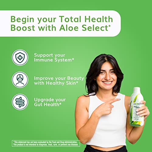 Univera Aloe Select Mango, Prebiotic Supplement, Boosts Immune Support, Digestive Enzymes For Gut Health, Aloe Vera, Reduces Inflammation, Mango Flavor, 30 Day Supply(980Ml) #TOP4