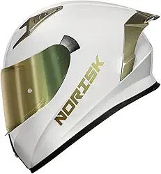 Capacete Norisk Flow Monocolor Branco Especial Tamanho:62
