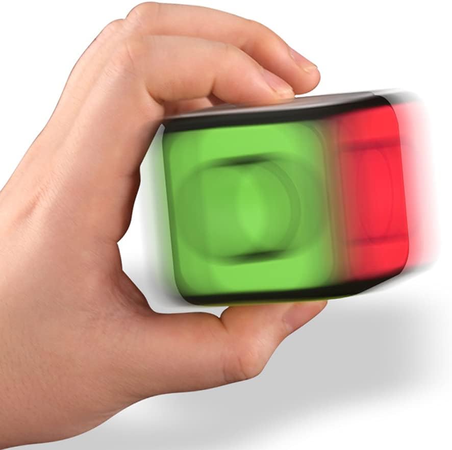 TANCH Magic Speed Cube 1X1 Spinner Cube Stickerless Rotatable Puzzle Fidget Toy for Stress & Anxiety Relief Black