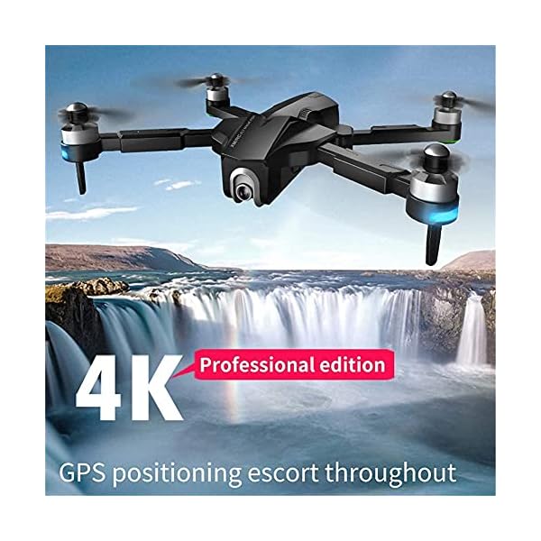 YYAI-HHJU GPS-Drohne, GPS-Falt-GPS-Drohne, Mit 4K-Kamera Für Erwachsene, 110°-Weitwinkel-Hd-Objektiv, Drohne Mit 20… – Bild 6