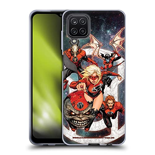 Carcasa de gel Supergirl Samsung Galaxy A12 evita arañazos y caídas con arte DC Comics