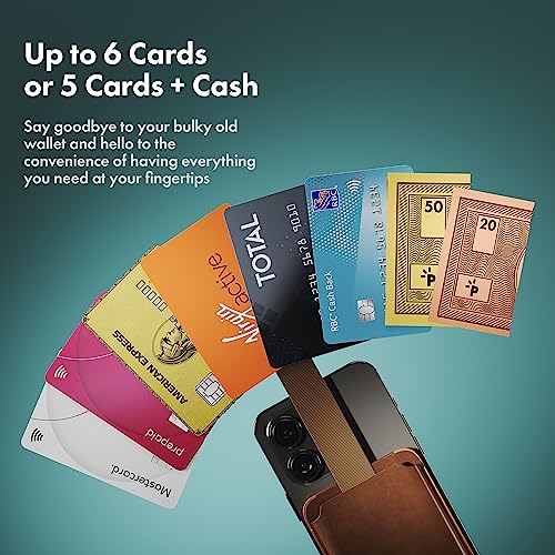 PAGONGO Magsafe Wallet Stand for 6 cards holder, Phone Case Card Holder, Phone Wallet - Image 3