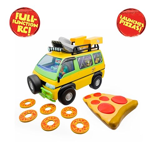 Camion Tortue Ninja avec lance-pizza motorisé et télécommande sans interférence - 5