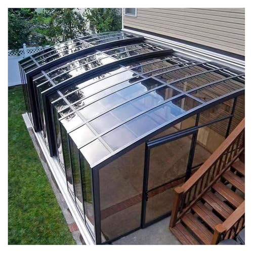 Láminas De Policarbonato Transparente Para Techos, Resistentes A Impactos, Resistentes A Los Rayos UV, Aislantes Del Calor, A Prueba De Lluvia Y Retardantes De Llama, Panel De Iluminación(1mm,0.6x1m)