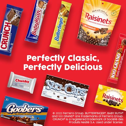 Assorted Butterfinger, CRUNCH, Baby Ruth, 100 Grand Candy Bars 28 Ct, 48 Oz - image 6