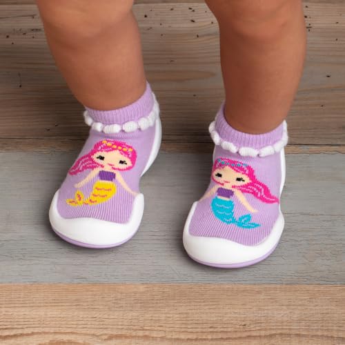 Komuello Baby & Toddler Shoe, Pull Up, First Walker, Flat, Non Slip, Soft Cotton, Premium Sock Shoes - Summer4