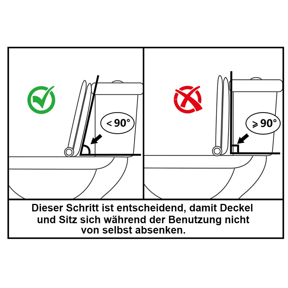 Deska sedesowa z bambusa wolnoopadająca, szybkie zapięcie i Easy-Clean, Soft-Touch PIKLiDS