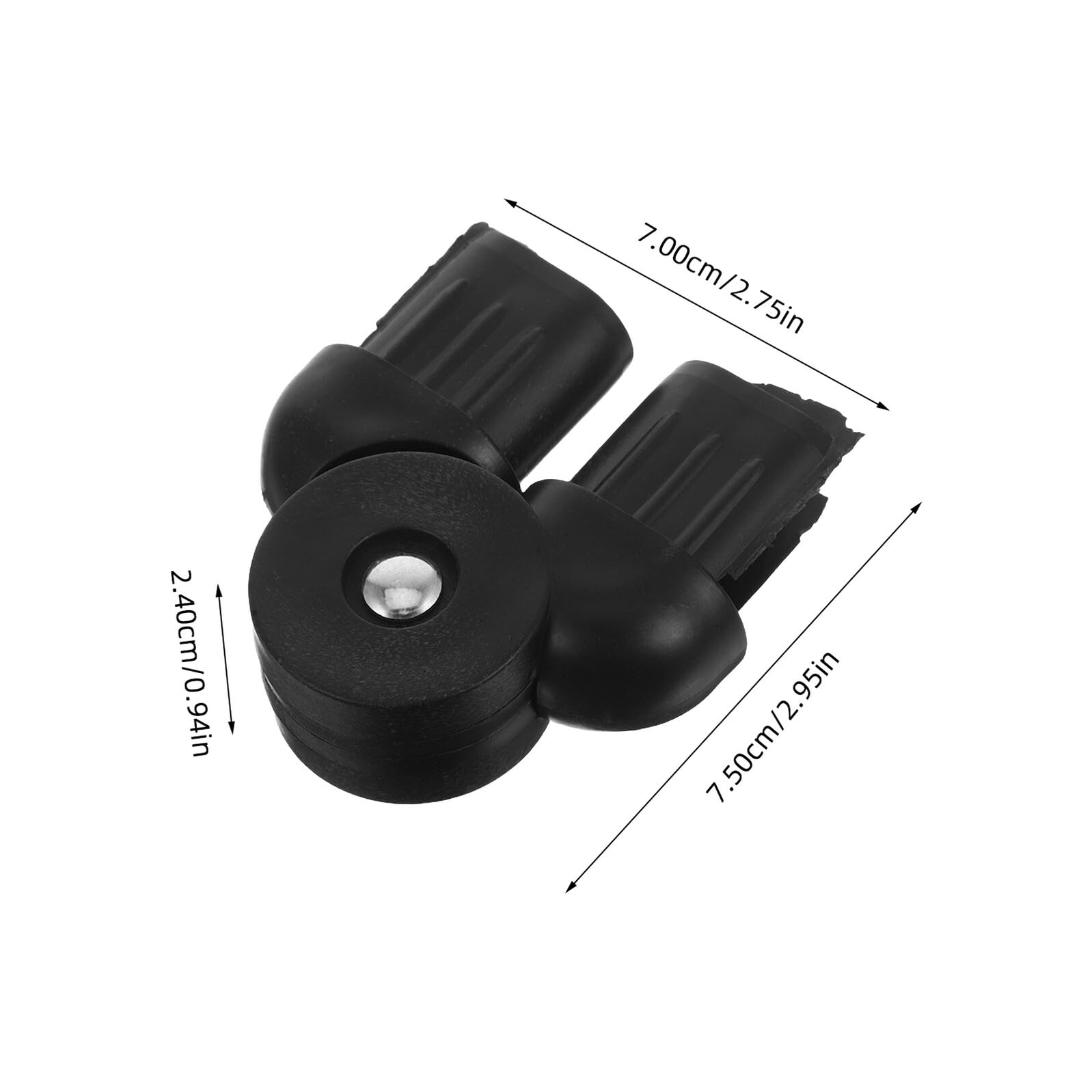 2 Pezzi Giunti in Plastica per Sedie Pieghevoli Adattatori per Tubi di Poltrone Reclinabili e Sdraio Accessori per Connessione Stabile e Compatibile Sedie da Spiaggia