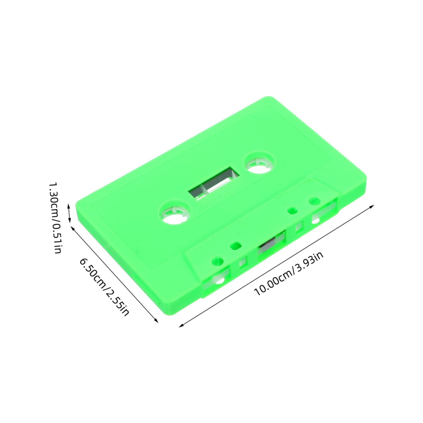 ULDIGI 2pcs Retro Cassette Tape Storage Box Protective Organizer for Blank Recording Tapes for Bookshelves and Desks Easy