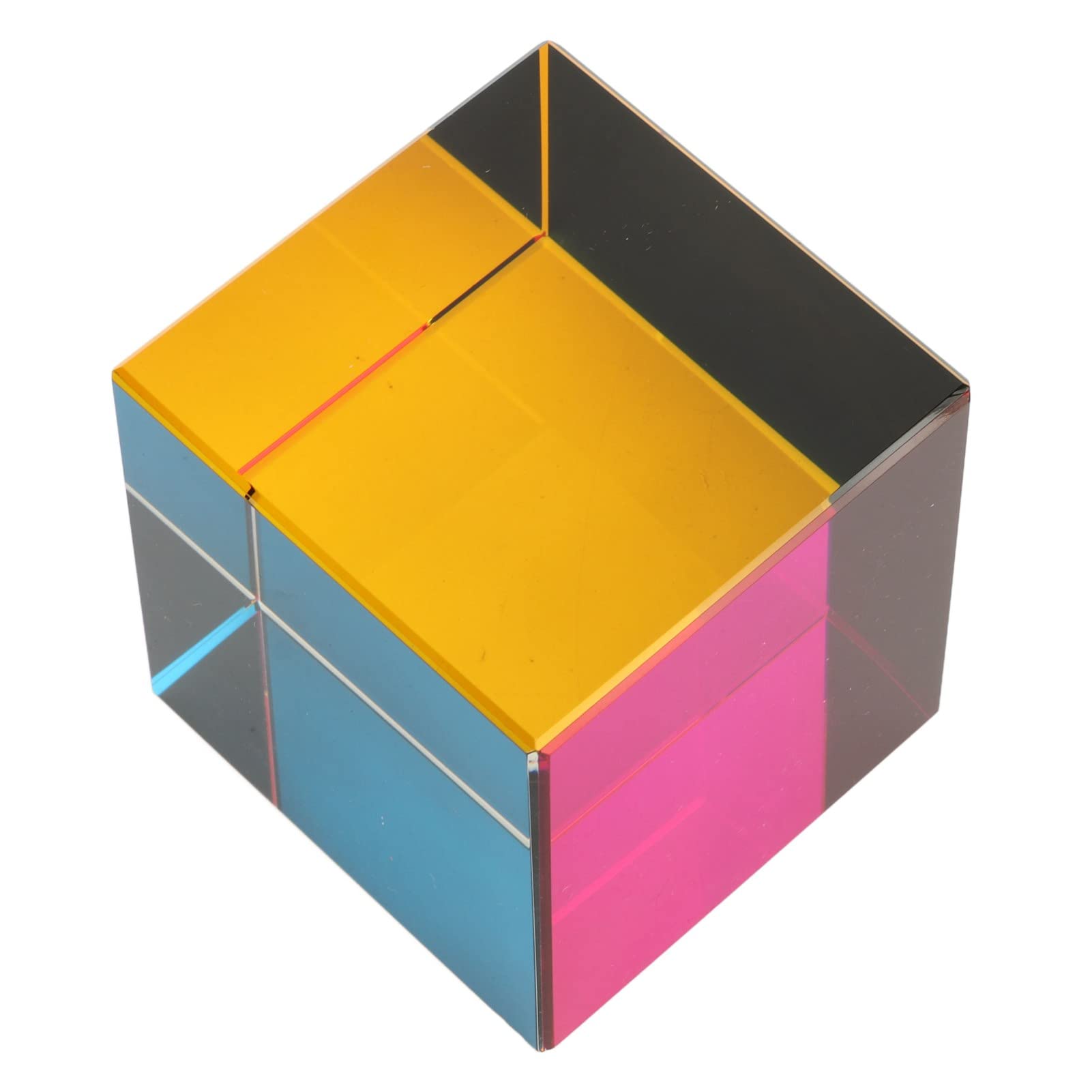 CHICIRIS Prisme en Verre Optique Cube de Couleur pour l'art de Réfraction