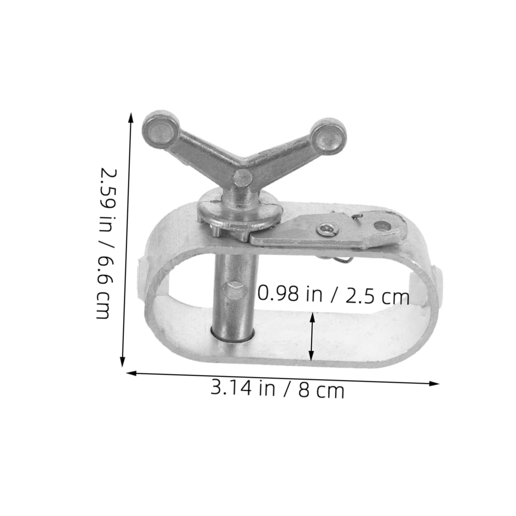 Tenditore Cavo per Recinzione Elettrica 12 Pezzi Acciaio Alluminio | Compatibile Fili D'acciaio, Uso in Serra e Agricoltura, Azionamento a Mano e Tensione Uniforme