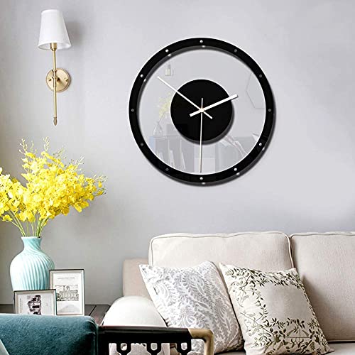 Horloge murale en verre transparent horloges numériques - 8