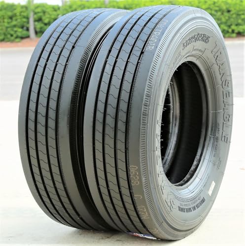 Set of 4 (FOUR) Transeagle ST Radial Premium Trailer Radial Tires-ST225/75R15 225/75/15 225/75-15 121/117M Load Range F LRF 12-Ply BSW Black Side Wall