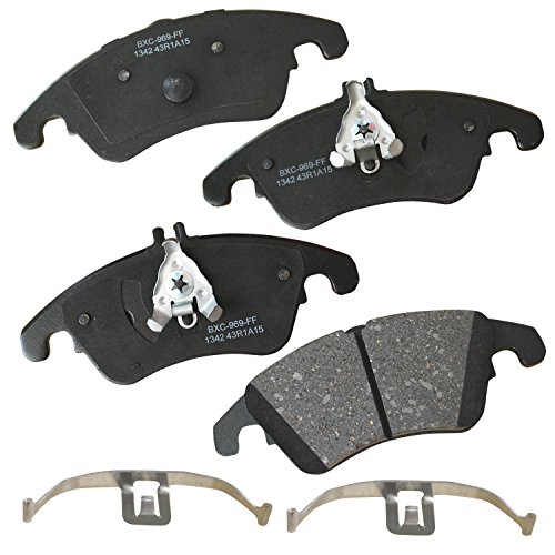 Image of Bendix Premium SBC1342 Ceramic Front Brake Pads for Select Models Mercedes-Benz C250,C280,C300,C350,CLS350,CLS400,E200,E250,E300,E350,E400,E550,SLC180,SLC200,SLC300,SLK200,SLK250,SLK300,SLK350