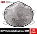 3M Particulate Respirator 8247, Pack of 20, R95, NIOSH APPROVED, Nuisance Level Organic Vapor Relief, Braided Comfort Strap, Carbon Filter Material, Disposable General Purpose for Dust