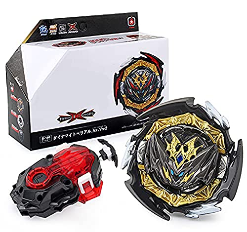 Alear Kreisel-Set mit zwei Modellen, rechtsdrehend, DB B-180 Booster Dynamite Belial .Nx.Vn-2 Bey Burst Blade DB - bestätigt mit LR Custom Launcher Cover
