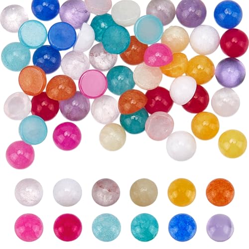 Cabochons en pierres précieuses naturelles dos plat 4mm pour réparer et personnaliser vos bijoux