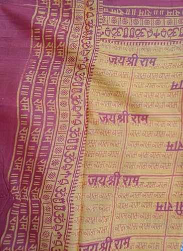 Image of Men's Cotton Gamcha Towel | Traditional Indian Angochha | Pure Cotton Soft & Absorbent Multipurpose Head Scarf | Lightweight Quick Dry Full Size Stole for Men & Women